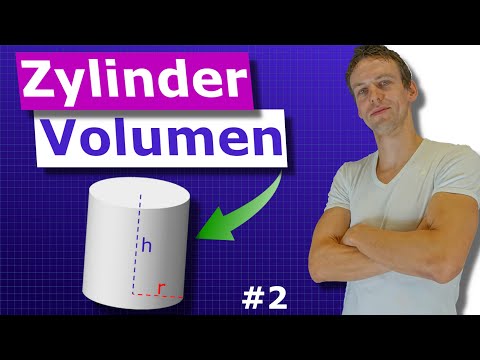 Volumen eines Zylinders berechnen | #2