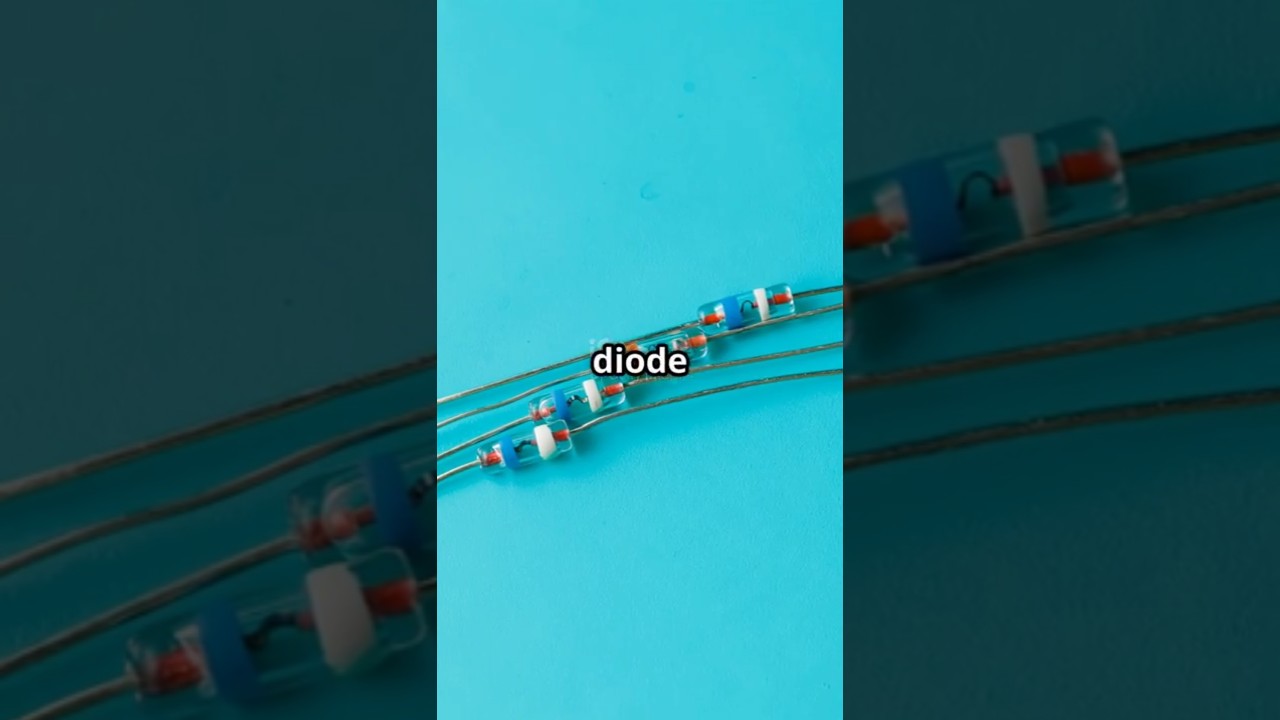 Diode Explained in 30 Seconds ⚡ | #Basic Electronics