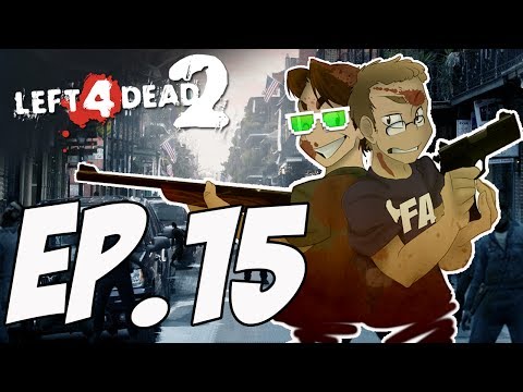 Left 4 Dead 2 Walkthrough Ep.15 w/Angel - Jockey On My Face!