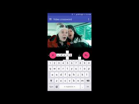 Video Crossword video