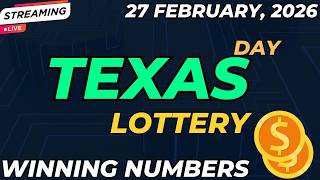 Texas Day Lottery Results For - 27 Feb, 2026 - Pick 3 - Daily 4 - All or Nothing - Cash 5- Powerball