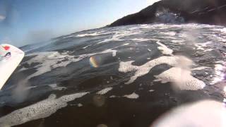 preview picture of video 'Sky Surfer / Bixler RC Plane Aerial Video from GoPro with crash into sea'