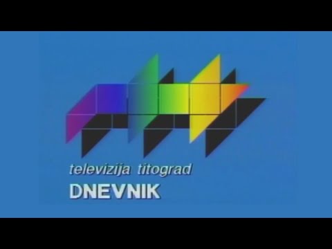 Televizija Titograd Dnevnik (Latin, mid 80s-1991) Remake