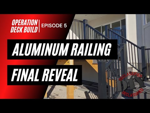 My EPIC Deck Build - Installing AFCO Railing and Final Reveal // Episode 5
