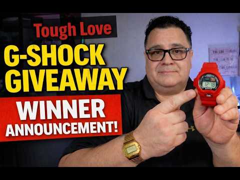 Tough Love G-Shock Giveaway Winner Announced | This Story Moved Me