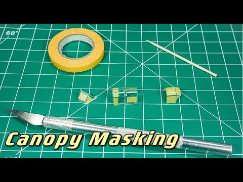 [How to] How to Mask Canopy/Clear Part with Mask Tape (tricks and tips)
