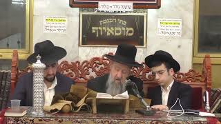 קריאת המגילה מפי מורנו חכם בן ציון מוצפי שליט א פורים אדר תשפה