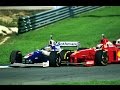 1997 European GP Jerez Schumacher Villeneuve Crash