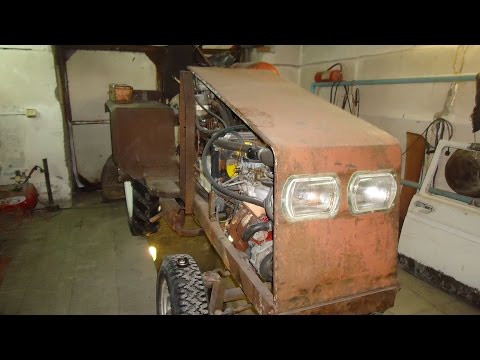 Мой самодельный трактор,обзор часть №2.