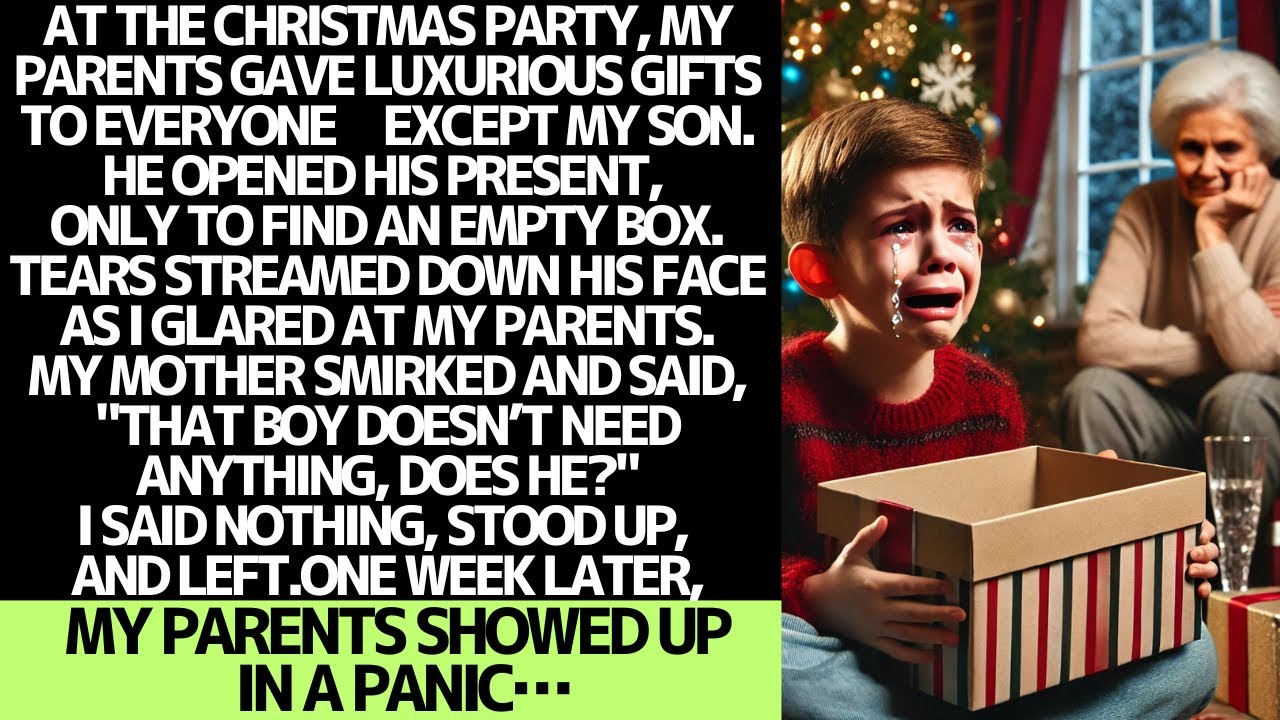 MY PARENTS HUMILIATED MY SON… BUT THEN THEY PAID THE PRICE