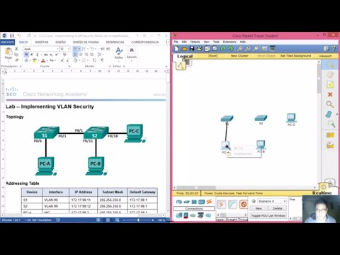 3.3.2.2 Lab - Implementing VLAN Security