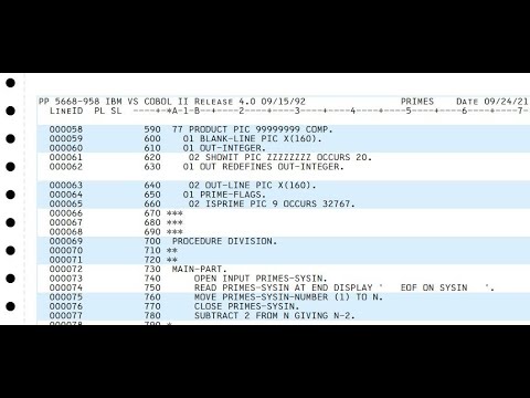 3 generations of IBM Cobol compilers for MVS - M201
