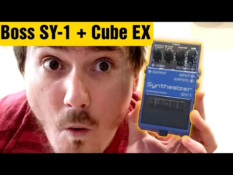 Boss SY1 Guitar Synthesizer Into Roland Cube Street EX Live🔴