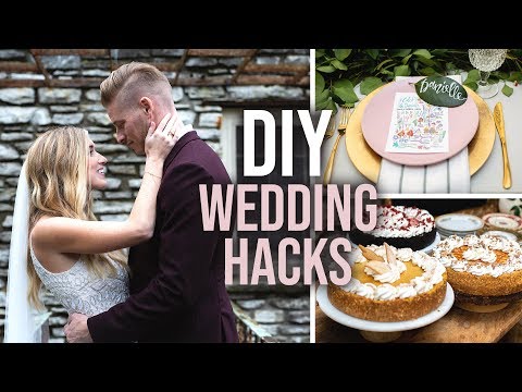 12 Tips and Hacks for DIY Weddings on a Budget