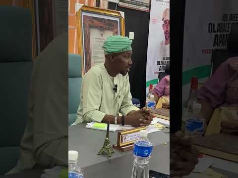 Courtesy visit from the former chairman , Dr. Adebisi Banjo