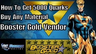 DCUO How To Buy Any Material From The Booster Gold Vendor