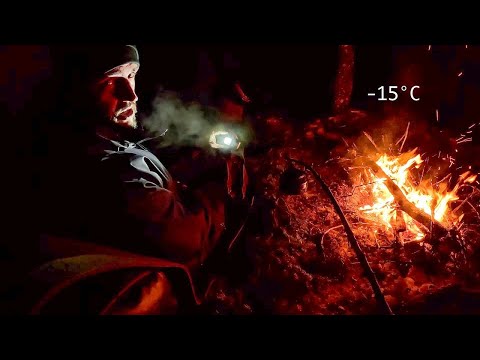3 day, -15°C No Tent Winter Camping Survival Adventure