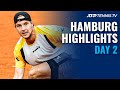 Pouille Faces Lajovic; Lopez, Struff In Action | Hamburg 2021 Day 2 Highlights