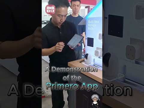 Primero Smart Home Security Smart Door Lock Demonstration 