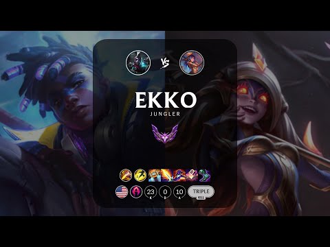 Ekko Jungle vs Lillia - NA Master Patch 13.3
