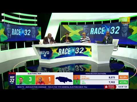 RACE TO 32 – Jamaica’s 2025 General Election Results || September 3, 2025