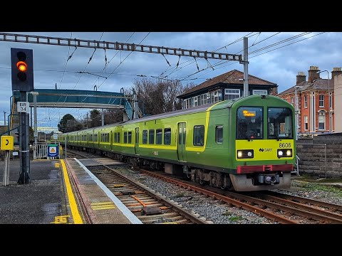 Irish Rail 8510 Class Dart Train 8606 - Bray Daly Station, Wicklow.