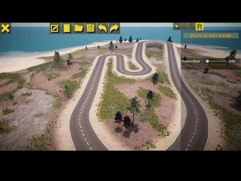 Turbo Sliders Unlimited v0.10 Road Editor tech demo