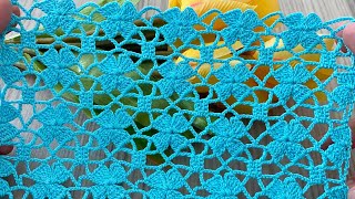 🩵Incredibly Beautiful Crochet Pattern🩵 How to Make a Unique Flower Pattern for All Projects