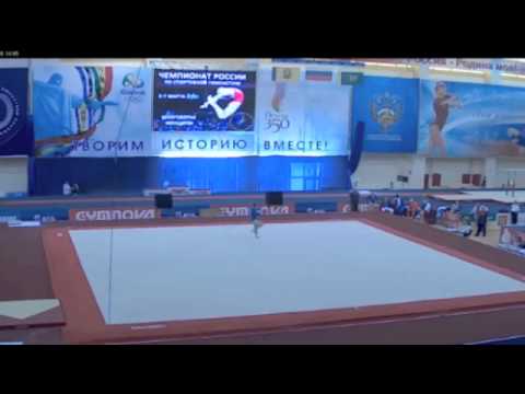 Anna Myzdrikova FX - 2013 Russian Championships qual