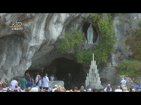 Chapelet du 3 août  2022 à Lourdes