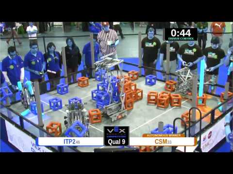 2015 VEXU Q9 - ITP2 vs CSM - 31 to 45-Division Div-VEX U-VEX Worlds 2015