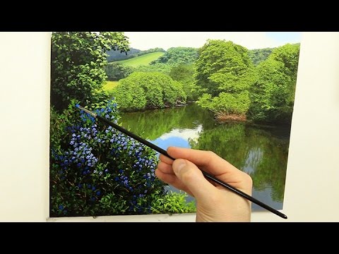 #86 Brushes To Use For Landscape Painting | Oil Painting Tutorial