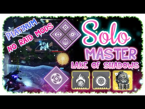 Solo 1080 Ordeal Master Nightfall Titan- Lake Of Shadows - Destiny 2 - No Raid Mods ( Commentary )
