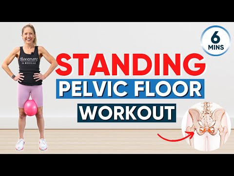 6-Minute Standing Pelvic Floor Workout (ULTIMATE CORE STRENGTH!)
