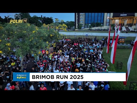 KAPOLDA RIAU GAUNGKAN KEPEDULIAN LINGKUNGAN MELALUI BRIMOB RUN 2025