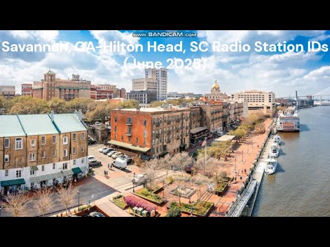 Savannah, GA-Hilton Head, SC Radio Station IDs--June 2025
