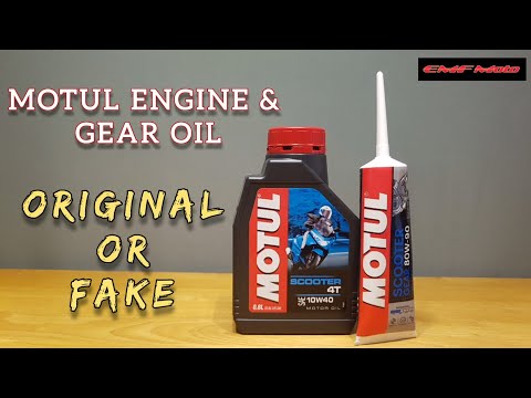 MOTUL Engine and Gear Oil - Original or Fake