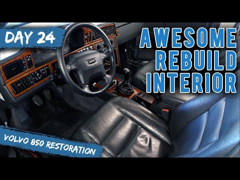 Volvo 850 Restoration - Finishing Up The Dash And Installing The Center Console &  Seats