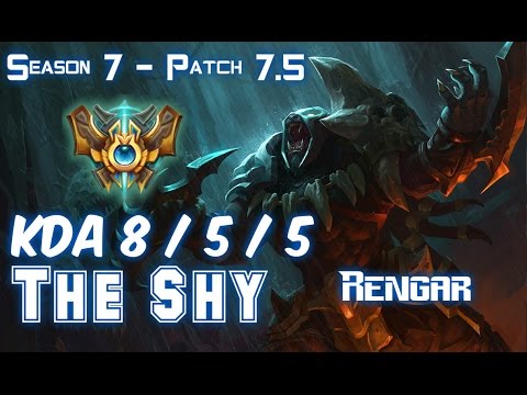 The Shy RENGAR vs GRAVES Jungle - Patch 7.5 KR Ranked