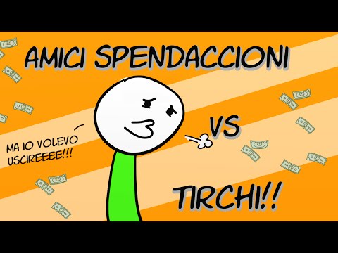 Amici spendaccioni vs tirchi - Cose A Caso Toons