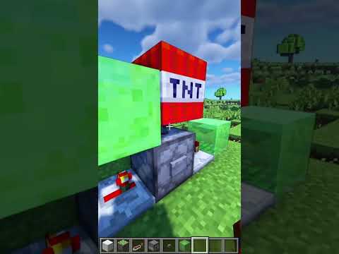 TeddyPlayer1 - SIMPLE TNT CANNON! 💣😲 Minecraft Hacks! #shorts