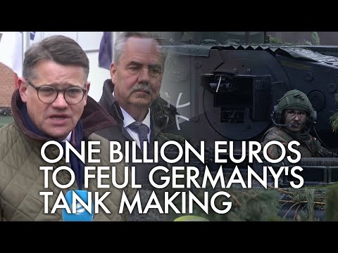 Germany's arms maker base of Hasse excited over Leopard 2 tank move as one billion Euros on the way