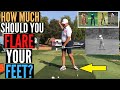 The SECRET To Flaring Your Feet In Your Golf Swing
