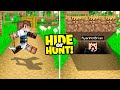 I Made A SECRET 200IQ PATHWAY Entrance To My Minecraft Base Hide Or Hunt