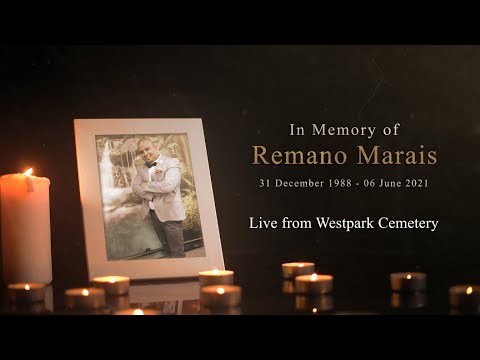 Funeral of Remano Marais - Gravesite