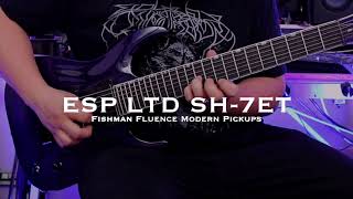 Video thumbnail for ESP LTD Brian "Head" Welch SH-7ET Evertune Fishman Fluence Modern 7-String Guitar - See Thru Purple by GuitarsToBePlayed