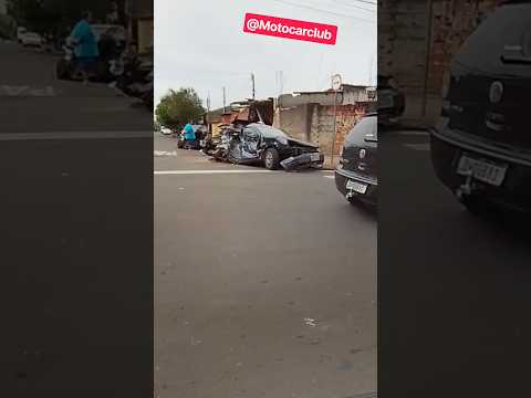 Acidente no trânsito RP #acidente #imprudencia #saopaulo #ribeiraopreto