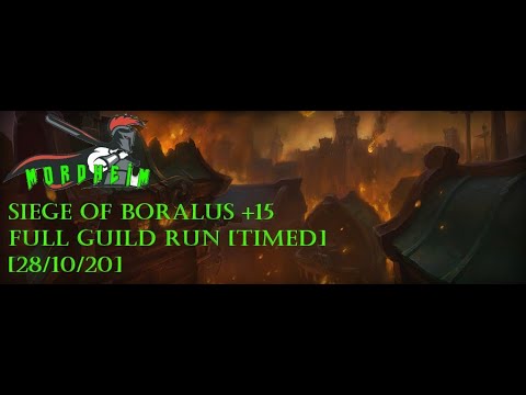 Mythic Siege of Boralus - Full Guild Run [28/10/20]