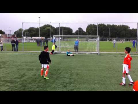 Oranje Wit F2 - RCD F1 1-9 05-09-2015 Poule wedstrijd Beker