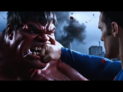 SUPERMAN VS RED HULK: War of Two Giants! Who Will Win?